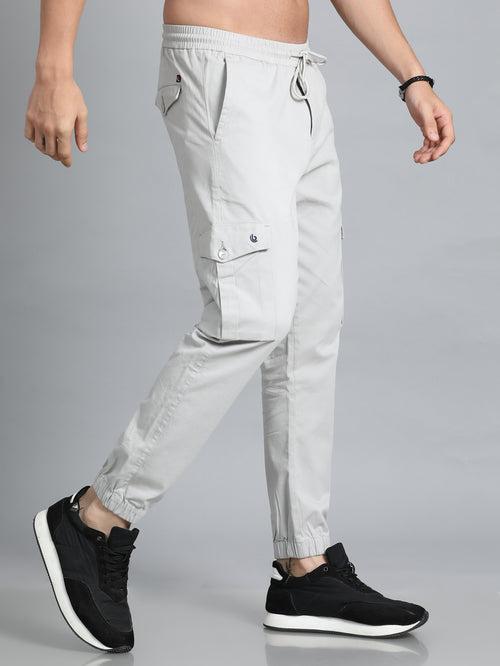 Pastel Grey Cargo Pant