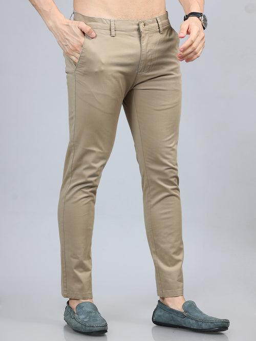 Fringe Light Khaki Solid Chinos