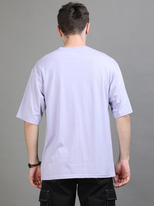 Lilac Oversize Solid T-Shirt
