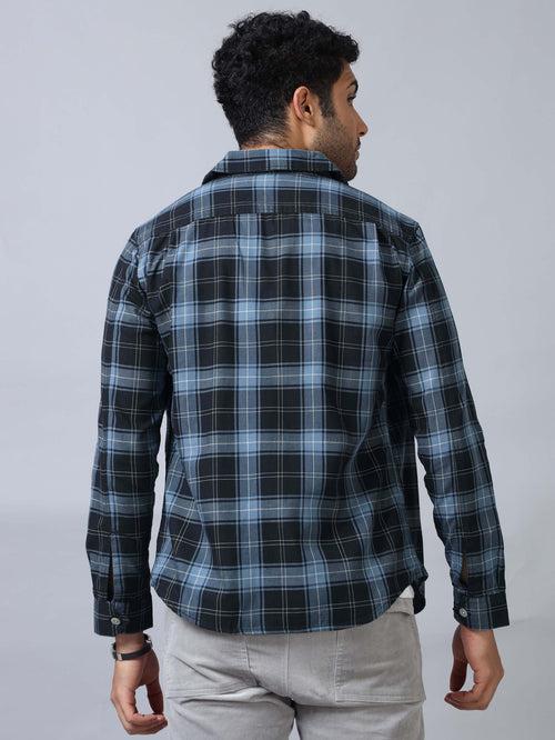 Black Checked Shacket