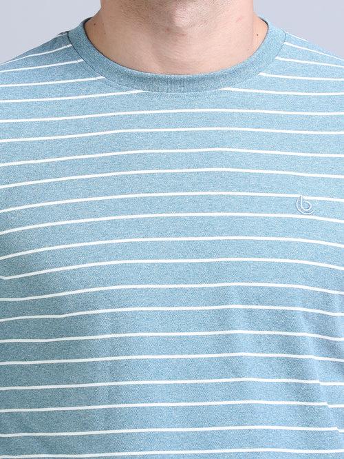 Spruce Blue Strips T-Shirt