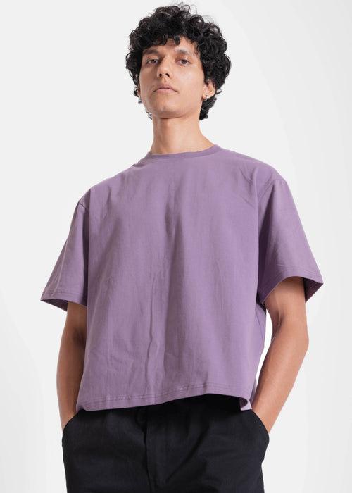 Lavender — Box Fit (Cropped) T-Shirt