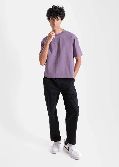 Lavender — Box Fit (Cropped) T-Shirt