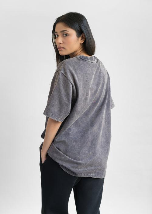 Storm — Stone Wash Heavy Weight Oversized T-Shirt