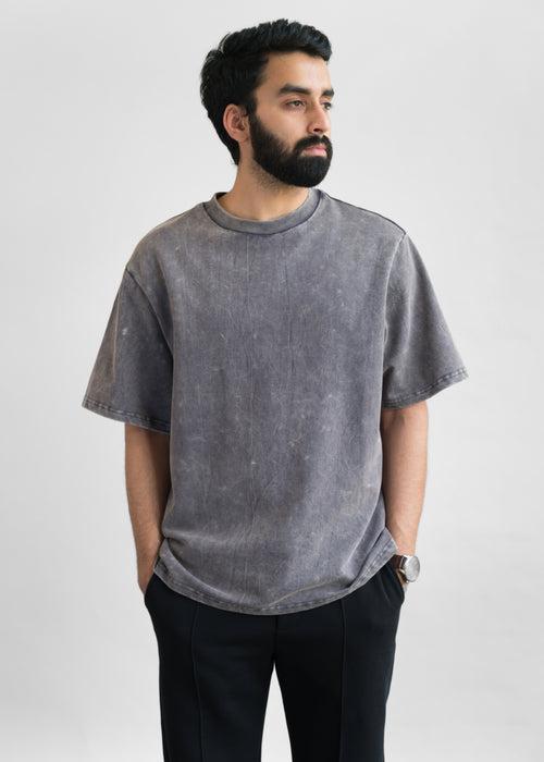 Storm — Stone Wash Heavy Weight Oversized T-Shirt