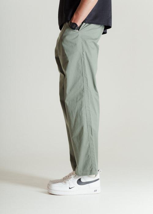 Muted Green — Relaxed Chinos