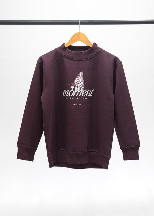 The Moment — High Neck Sweatshirt