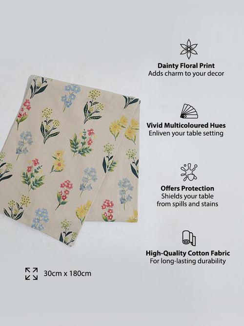 Westside Home Multicolour Floral Printed Table Runner