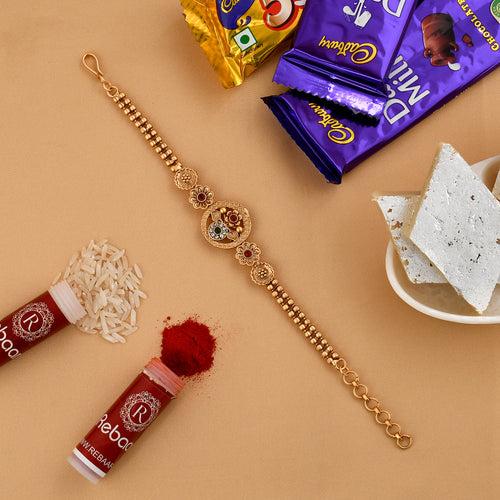 Antique Rakhi With Full Combo Set