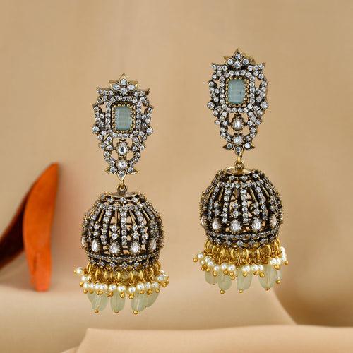 Victorian Polki Jhumka