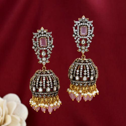 Victorian Polki Jhumka