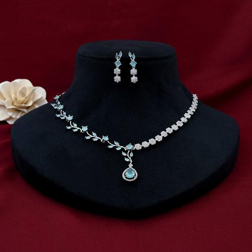 Light Weight Zircon Necklace Set