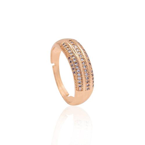 Triple Layered Delicate Diamond Ring