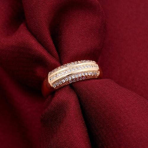 Triple Layered Delicate Diamond Ring