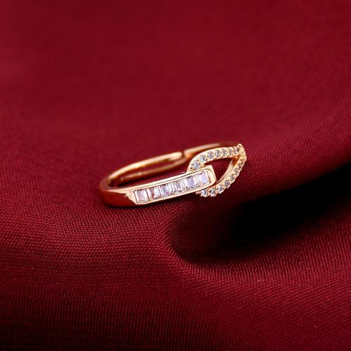 Carat Gold Linked in Love Diamond Finger Ring