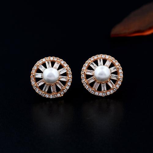 Party Wear Round Diamond Studs