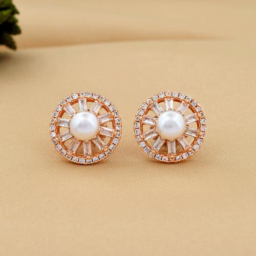 Party Wear Round Diamond Studs