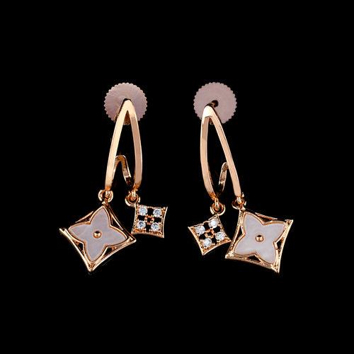 Dazzling MOP Diamond Earrings