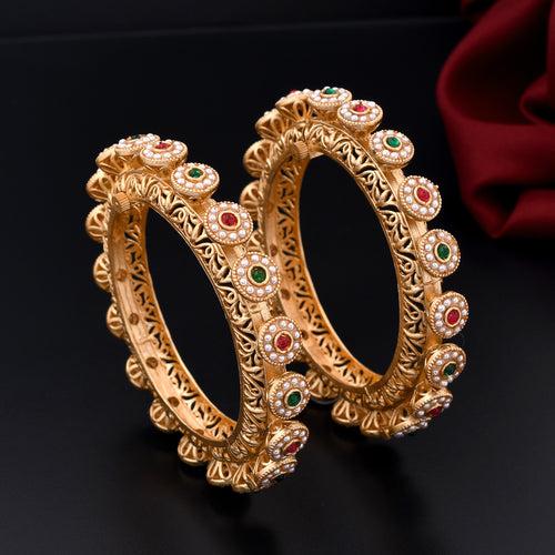 Rajwadi Look Openable Bangle Set