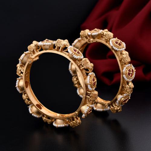 Royal Look Antique Kada Set