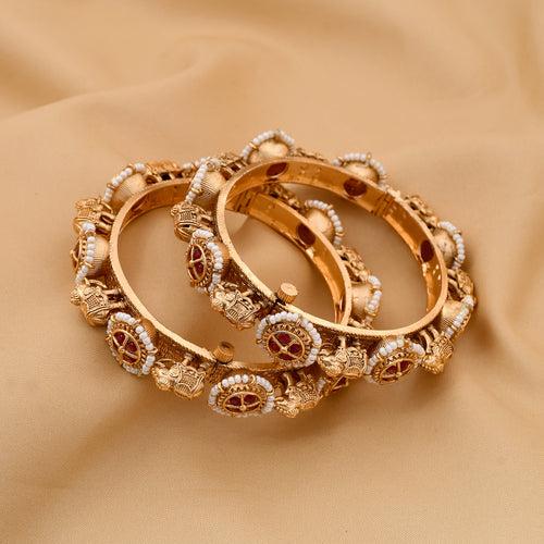 Royal Look Antique Kada Set