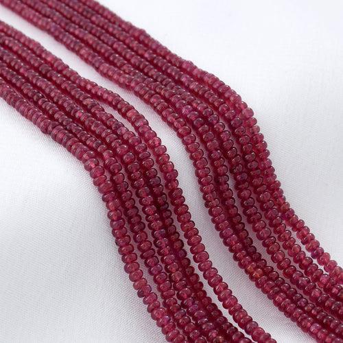 Natural Ruby Gemstone Necklace