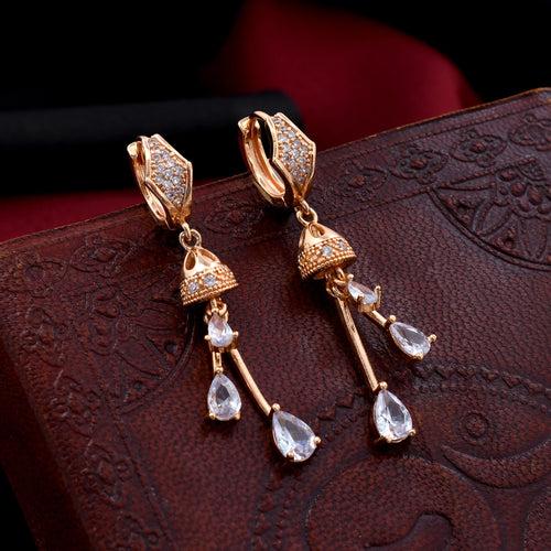 Bali Style Zircon Earrings