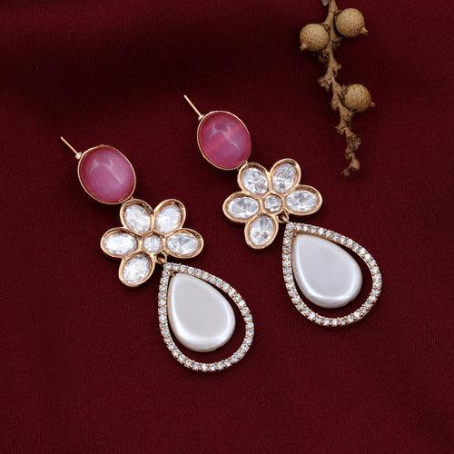 Light Weight Kundan Earrings