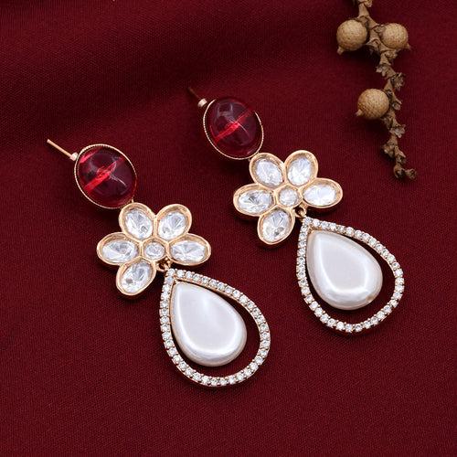 Light Weight Kundan Earrings