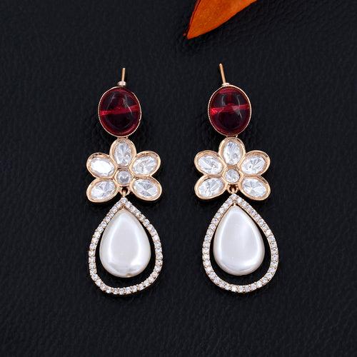 Light Weight Kundan Earrings