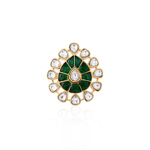 KUNDAN FINGER RING