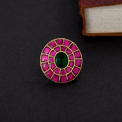 KUNDAN FINGER RING