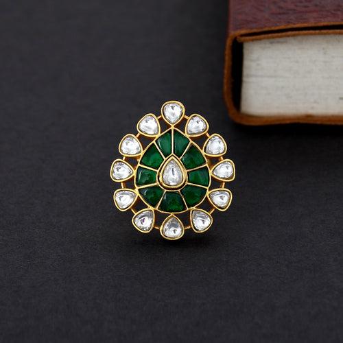 KUNDAN FINGER RING