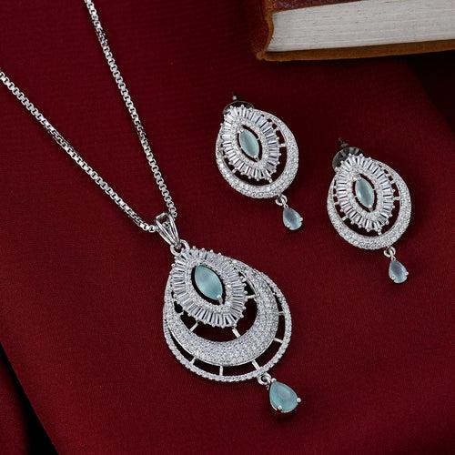 Zircon Pendant Set