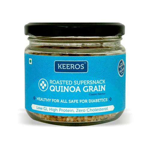 Keeros Lightly Spiced & Crunchy Quinoa Grain Roasted SuperSnack