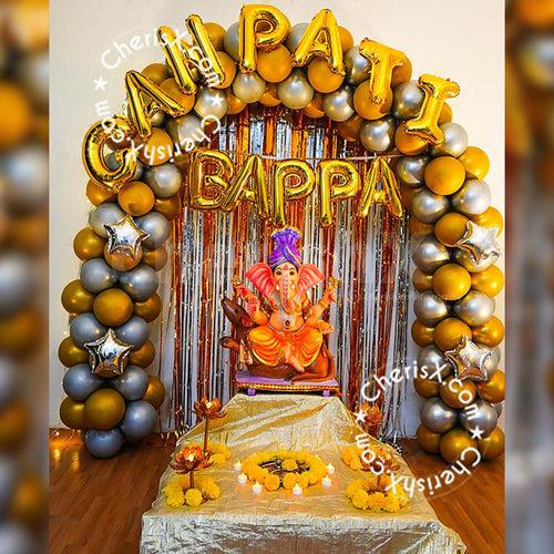 Chrome Ganesh Chaturthi DIY Kit