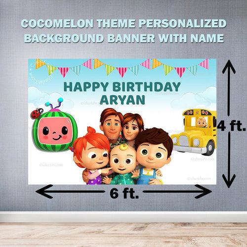 Cocomelon Birthday Combo Kit - Gold