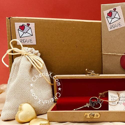Key to my heart Hamper - Valentine Gift/Valentine Day Gift for Girlfriend/boy Friend/Valentines Day Gift