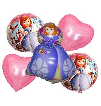 Sophia Balloon Bunch 5 Pcs Kids Birthday Decoration