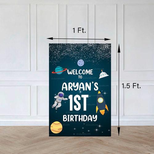 Space Birthday Combo Kit - Silver