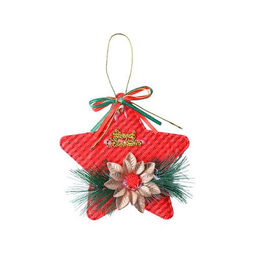 Christmas Decoration Star (Red & Set Of 2)