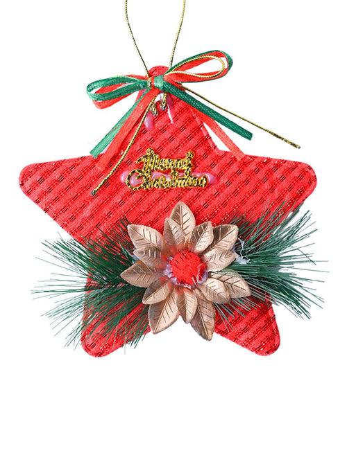 Christmas Decoration Star (Red & Set Of 2)