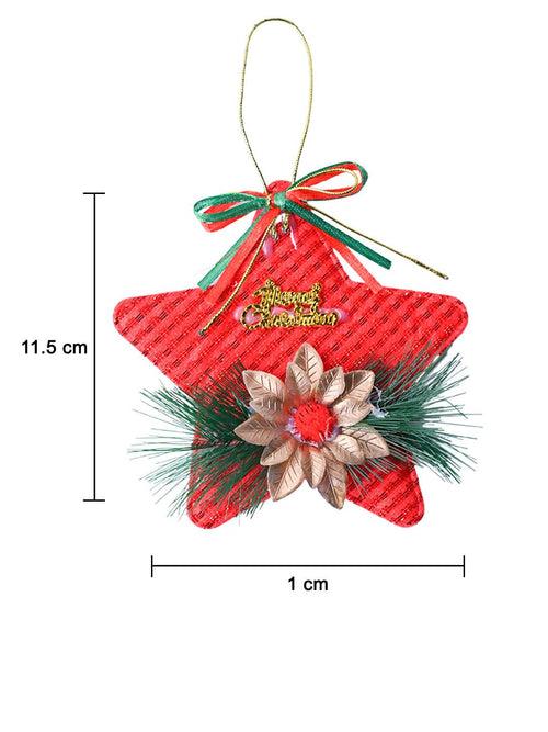 Christmas Decoration Star (Red & Set Of 2)