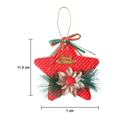 Christmas Decoration Star (Red & Set Of 2)