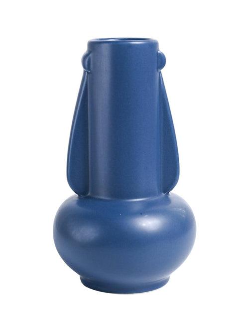 VON CASA Ceramic Blue Vase