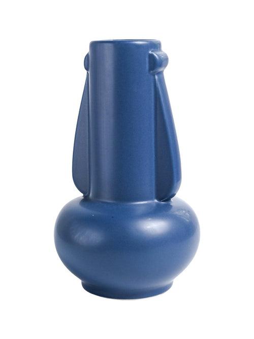 VON CASA Ceramic Blue Vase