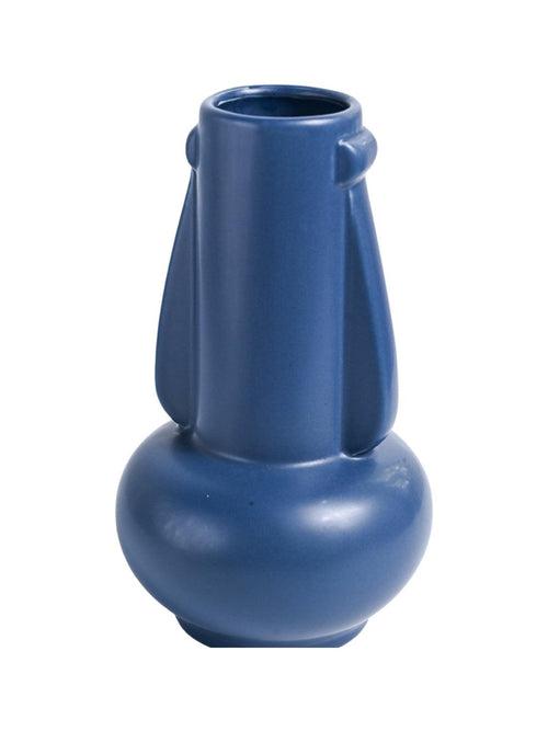 VON CASA Ceramic Blue Vase