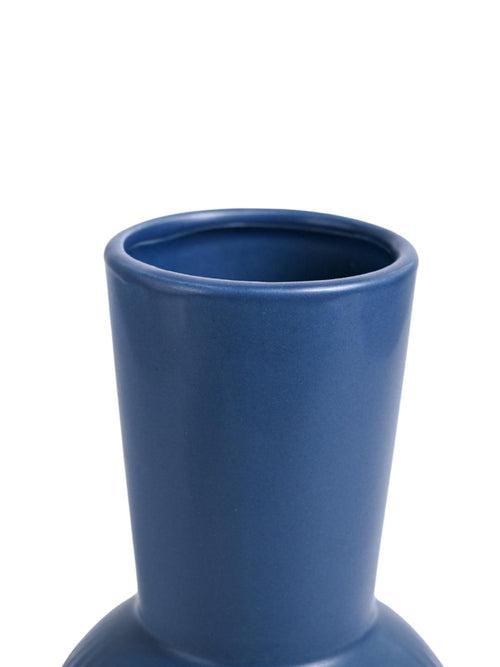 VON CASA Ceramic Blue Vase