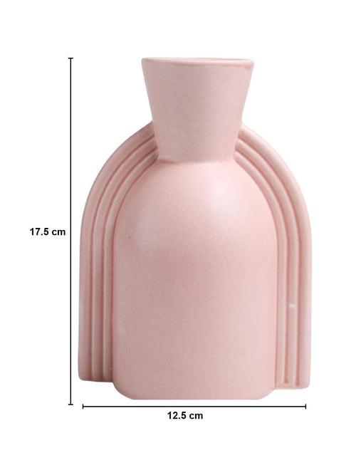 VON CASA Ceramic Peach Vase