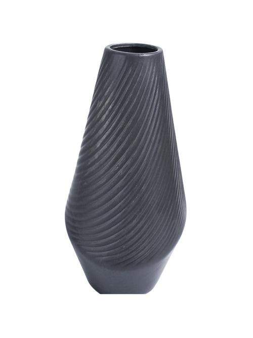 VON CASA Ceramic Black Vase